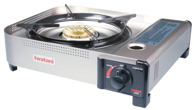 Catalog 1 Iwatani 35FW Single-Burner Butane Portable Cooktop Indoor & Outdoor Cooking Stove Medium