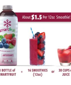 Smartfruit Blooming Berry + Antioxidants, 100% Real Fruit Purée, Non-GMO, No Additives, Vegan - 48 Fl. Oz 13 610oBnEcN4L