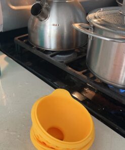 OXO Good Grips Silicone Egg Poachers (Set of 2),Yellow 56 610ovKAU46L