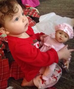 Melissa & Doug Mine to Love Jenna 12" Soft Body Baby Doll With Romper, Hat - Washable Doll Accessories, First For Toddlers 18 Months And Up 42 610pC2TaP3L