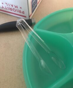 Clear Plastic Tongs, 6 1/2", 4 Pack 11 610qzo18aYL