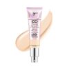 IT Cosmetics Your Skin But Better CC+ Cream Illumination - Color Correcting Cream, Full-Coverage Foundation, Hydrating Serum & SPF 50+ Sunscreen Radiant Finish 1.08 fl oz 03 Light (taupe shade with warm undertones) 27 610toPvd01L