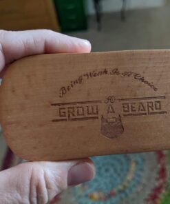 Beard Brush for Men & Beard Comb Set w/Mustache Scissors Grooming Kit, Natural Boar Bristle Brush, Dual Action Wood Comb, and Travel Bag Great for Christmas Gift (Bamboo) Bamboo 39 610usGmM3bL 1