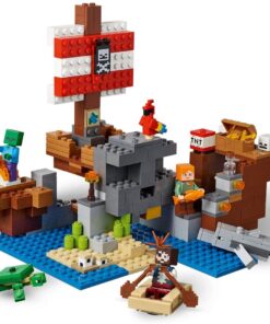 LEGO Minecraft The Pirate Ship Adventure 21152 Building Kit (386 Pieces) 22 610v8tjYwQL