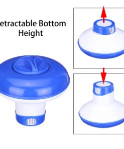 ATIE Collapsible/Retractable Pool Spa 1" Chlorine/Bromine Tablet Dispenser for Pool, Spa, Hot Tub, and Fountain, Perfect for Inflatable & Above-Ground Pools 19 610xyPN6WeL