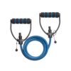 DYNAPRO Exercise Resistance Bands, Adjustable Length, Comfort Handles, Professional Quality, Anti-Snap. Great for Workouts, Physical Therapy, Yoga Blue (Extra Heavy) 21 610yLKS JHL