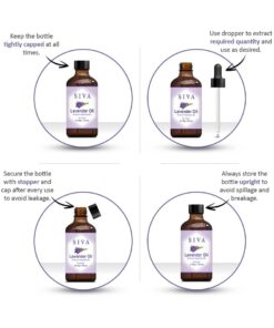 Siva Lavender Essential Oil 4oz (118ml) Premium Essential Oil with Dropper for Diffuser, Aromatherapy, Hair Care, Scalp Massage & Skin Care 4 Fl Oz (Pack of 1) 22 610yLtTYN4L