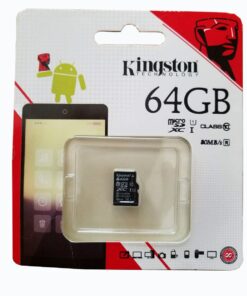 Alternative view of Kingston Digital 64GB microSDXC Class 10 UHS-I 45MB/s Read Card with SD Adapter (SDC10G2/64GB) Single Pack 64 GB