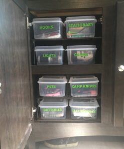 Sterilite FlipTop, Stackable Small Storage Bin with Hinging Lid, Plastic Container to Organize Desk at Home, Classroom, Office, Clear, 12-Pack 12 Pack 35 611 a1B08GL