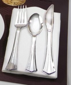 Reflections Plastic Silverware, 160 Pieces 14 6110O0QlDL