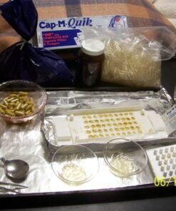 Capsule Connection USA-Made 1000 Bulk Wholesale Empty Clear Gelatin Capsules,"00" Size, 1000 Count (Pack of 1) 35 61119EIWUFL