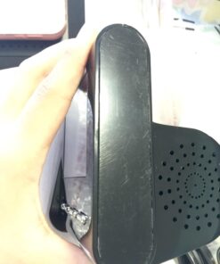 Magnasonic Projection Alarm Clock with AM/FM Radio, Battery Backup, Auto Time Set, Dual Alarm, Nap/Sleep Timer, Indoor Temperature/Date Display with Dimming & 3.5mm Audio Input - Black (EAAC601) 40 6111EpQNL 2