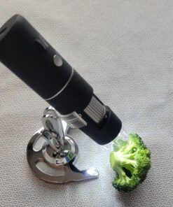 Wireless Digital Microscope, Skybasic 50X-1000X Magnification WiFi Portable Handheld Microscopes with Adjustable Stand HD USB Microscope Camera Compatible with iPhone Android iPad Windows Mac Computer Black 47 6116A4 DU6L