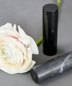 Genuine Shungite Cylinders Harmonizers Set | Shungite & Soapstone Egyptian Rods | Polished Harmonizers from Karelia | Real Shungite Healing Cylinders for Yoga Meditation Chakra Balancing Reiki HCP1 18 6116aVGRJIL 1