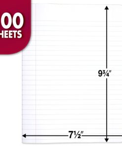 Alternative view of Mead Composition Notebooks, 12 Pack, Wide Ruled Paper, 9-3/4" x 7-1/2", 100 Sheets per Comp Book, Color Will Vary (73389)