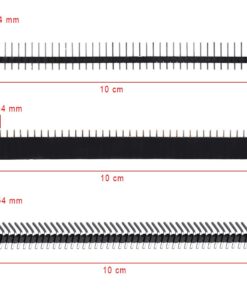 AUSTOR 100 Pcs PCB Board Kit Including 30 Pcs PCB Boards 30 Pcs 40 Pin 2.54mm Header Connector(Bonus: 10 Pcs 2P&3P Terminal Blocks and 30 Pcs Caps) 18 6117f2yYMsL
