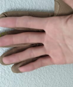 MAGID Extra-Long Thornproof Pruning and Gardening Gloves for Men, 1 Pair, Size 8/M with Forearm Protection, Tan & Purple 18 6118OGBzVjL