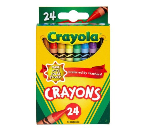 Crayola Crayons, 24 Count Pack, Assorted Colors, Art Supplies for Kids, Ages 4 & Up