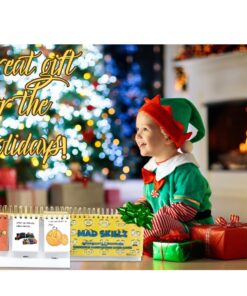 Thought-Spot: MAD Skillz: Thoughts & Emotions Sentence Completion Card Game for Taking Control of Feelings/Emotions & Making Positive Choices; Autism; ADHD; Teaches Mindfulness; Hardcover & Laminated 17 611CX2a98JL