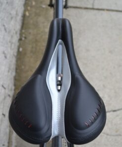 Planet Bike A.R.S. Standard Bike seat - Men's, Black/Silver 38 611D8tShwoL