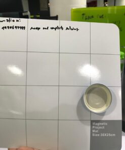Magnetic Project Mat Showpin Magnetic Mat for Screws with Dry Erase Pen - Large Size Magnetic Pad Preventing Small Screws from Getting Lost and Unorganized - 9.8x11.8 inches 30 611DJQPjbL