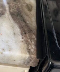 CozyKit Silicone Kitchen Stove Counter Gap Cover Long & Wide Gap Filler (2 Pack) Seals Spills Between Counters, Stovetops, Washing Machines, Oven, Washer, Dryer - Heat-Resistant and Easy Clean (Black) Black 32 611EWpx0uNL