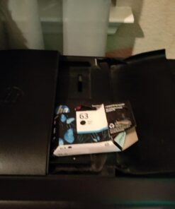 HP 63 Black Ink Cartridge | Works with HP DeskJet 1112, 2130, 3630 Series; HP ENVY 4510, 4520 Series; HP OfficeJet 3830, 4650, 5200 Series | Eligible for Instant Ink | F6U62AN 32 611GF2nayeL