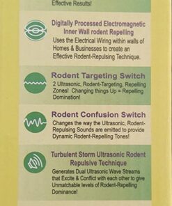 CLEANRTH CR008 Advanced Ultrasonic Rodent Repelling System | Superior Rodent Repeller 58 611IR9AdXL