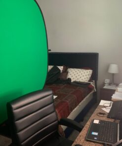 Fancierstudio 2 in 1 Chromakey Green Screen Chromakey Blue Screen Collapsible Backdrop Collapsible Reversible Background 5'x7' Chroma-Key Blue/Green By Fancierstudio RE2010 BG 35 611JDYomyLL