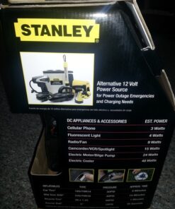 STANLEY J5C09 Portable Power Station Jump Starter 1000 Peak Amp Battery Booster, 120 PSI Air Compressor, USB Port, Battery Clamps 1,000 Peak Amps 77 611Lm3KySwL
