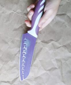 Goodcook Non-Stick 5-Inch, Teal Santoku Knife 3 611MVtQ8SrL