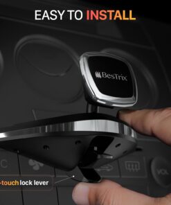 Bestrix Magnetic Phone Car Mount |Universal Magnetic Car Cell Phone Holder | Magnet Car Phone Holder Compatible w/iPhone 12 11 Pro/11 Pro Max/XS/XR/X/8/7,Galaxy S10/S10+/S9/S9 Note & More (CD Slot) CD Slot 28 611MlSwgcgL