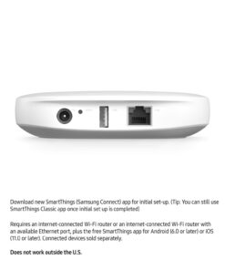 Alternative view of SAMSUNG GP-U999SJVLGDA 3rd Generation SmartThings Hub, White, 720p ,Motion Only