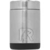 RTIC Can Cooler Insulated, Beer, Beverage, Soda Can Cooler with Lid, Stainless Steel Metal, Double Wall Insulation Coozie for Cans, Sweat Proof, 12oz, Stainless Steel 1 27 611OnnxofHL