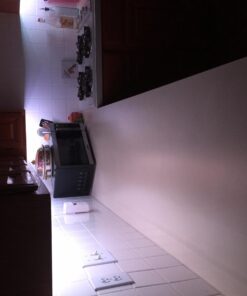 LEDwholesalers 12-Volt 16.4-ft RGB Color-Changing Kit with Controller and IR Remote, Power Supply, and LED Strip in White PCB, 2034RGB-R2+3369+3208 42 611PC5R50OL