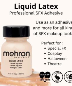 Alternative view of Mehron Makeup Liquid Latex Light Flesh, 1 ounce 1 Fl Oz (Pack of 1)