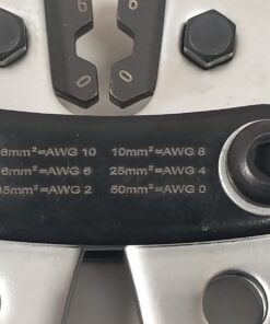 NEIKO 02039A Lug Crimping Plier and Cable Cutter Set, Battery Cable Crimping Tool, 8-0 AWG, 6mm - 50mm, Electrician Wire Crimper Tool 2 Pc Battery Crimper & Cutter Set 60 611S5 hMn3L