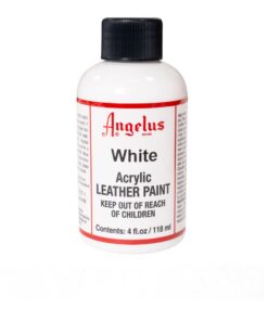 Angelus Acrylic Leather Paint 4oz White 4 Fl Oz (Pack of 1) 27 611UPEQYFYL