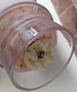 Hamilton Beach Portable Blender for Shakes and Smoothies with 14 Oz BPA Free Travel Cup and Lid, Durable Stainless Steel Blades for Powerful Blending Performance, Black (51101AV) 14 oz. 1 Jar 43 611Vj6NL4lL