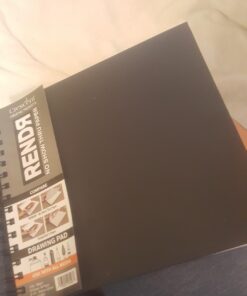 Crescent Creative Products 8-inch RENDR Wire-Bound Sketchbook, 8" x 8", Model:12-00017 8" x 8" Wirebound Sketchbook 41 611Y5Qk0UL