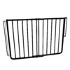 Cardinal Gates SS30OD Outdoor Baby Gate for Stairs - Adjustable Outdoor Dog Gate - Aluminum Safety Gate for Kids & Pets - Can be Installed at Angles - 27 to 42.5 Inches Wide - Black