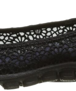 Skechers Sport Women's EZ Flex Sweetpea Slip-On Flat 6 Wide Black 13 611au89Wa4L