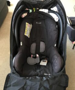 J.L. Childress Ultimate Padded Backpack Car Seat Travel Bag - Thick Padding, Heavy Duty Backpack - Gate Check Bag Fits All Car Seats & Boosters - Black 50 611cfPtPMhL