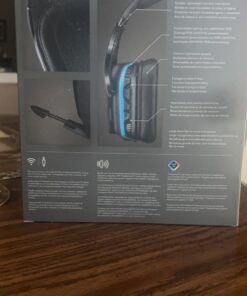 Logitech G935 Wireless DTS:X 7.1 Surround Sound LIGHTSYNC RGB PC Gaming Headset - Black/Blue G935 Only 40 611dbHFXTSL