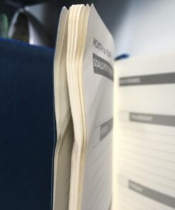 Papercode 2024 Daily Planner - Leather Weekly Planner W/Thick No-Bleed Pages - Monthly & Weekly Layouts - Use for Productivity, Schedule, or Agenda Blue 74 611dvcYPndL