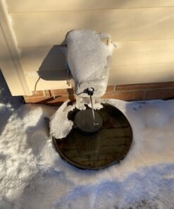 K&H Pet Products Perfect Bucket Heater w/ Cord Clip Gray 5" 80W 37 611egxJ7l1L