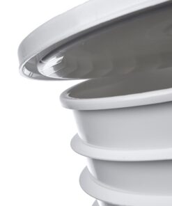 Hudson Exchange Reusable Easy Peel Lid for 3.5, 5, 6, and 7 gal Buckets, HPDE, White 1 Pack 10 611f9mC0Y4L