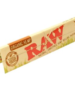 Raw Unrefined Classic 1.25 1 1/4 Size Cigarette Rolling Papers, 50 Count (Pack of 4) 18 611fR5w7ukL