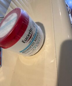 Eucerin Advanced Repair Body Cream, Fragrance Free Body Cream for Dry Skin, 16 Oz Jar Unscented 16 Ounce (Pack of 1) 45 611goYQardL