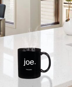 Funny Guy Mugs Joe. Ceramic Coffee Mug, Black, 11-Ounce 9 611h aW0AJL